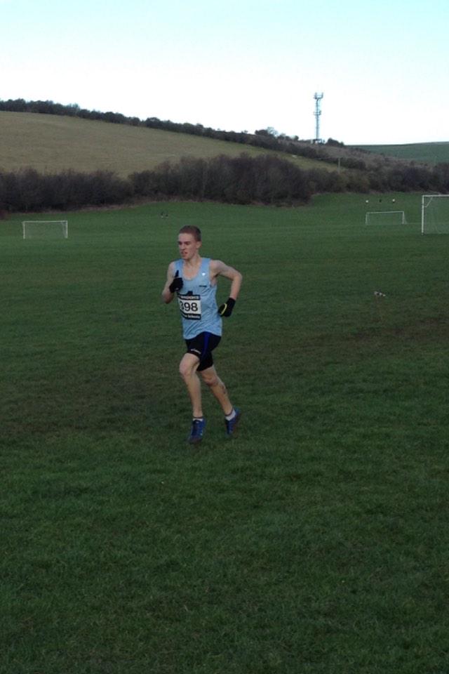 BiggPerformance's tweet photo. Our @brightonphoenix athlete @archiedavis4 on his way to the Inter Boys Sussex School XC title #DominantDisplay http://t.co/gt6anMxpep