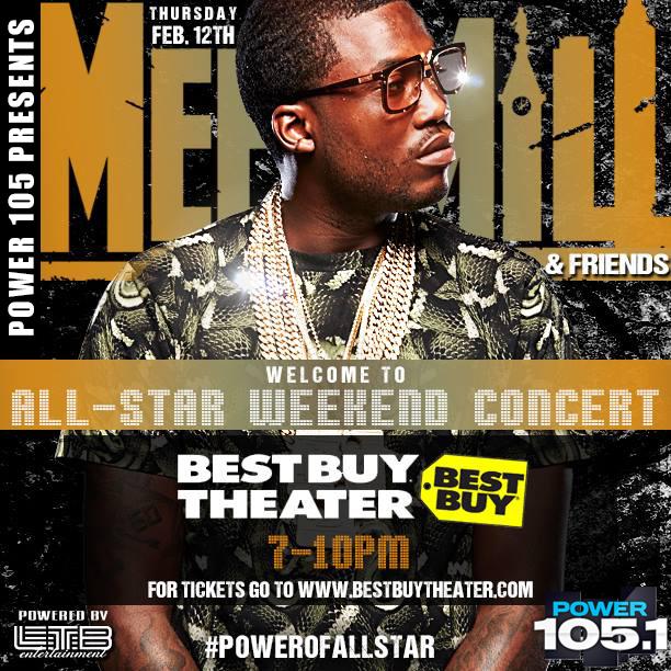 Power1051's tweet photo. Tix for the Power 105.1 Presents @MeekMill #PowerOfAllStar show go on sale TODAY at NOON! http://t.co/IiaKv4k2fc http://t.co/vkEfY2SOsS