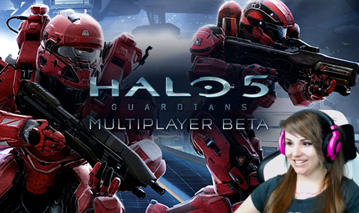 Twitch's tweet photo. Join @MissRage in @Halo 5: Guardians intense arena combat as she plays the Multiplayer Beta! http://t.co/HPNpQkPLgW http://t.co/dgeQebZCzS