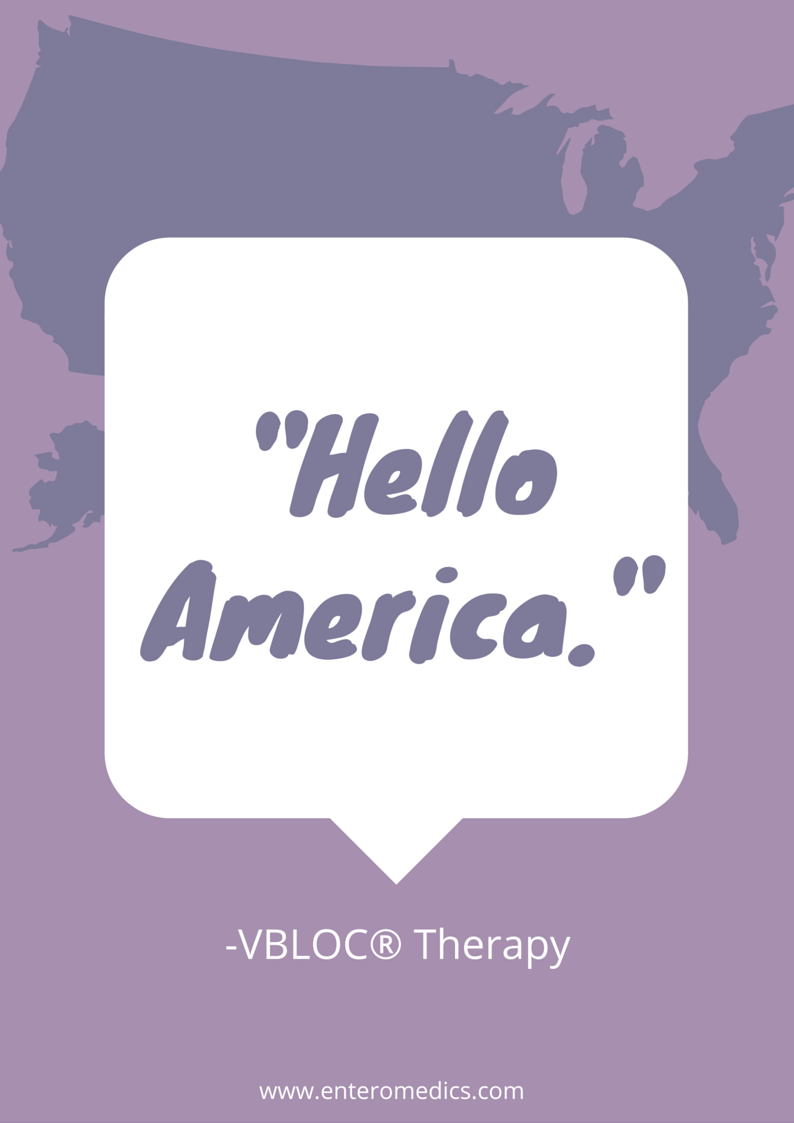 EnteroMedics's tweet photo. #VBLOC Therapy for the treatment of #obesity receives #FDA approval $ETRM http://t.co/87Oa62yIzd http://t.co/rHsnuCi2fd