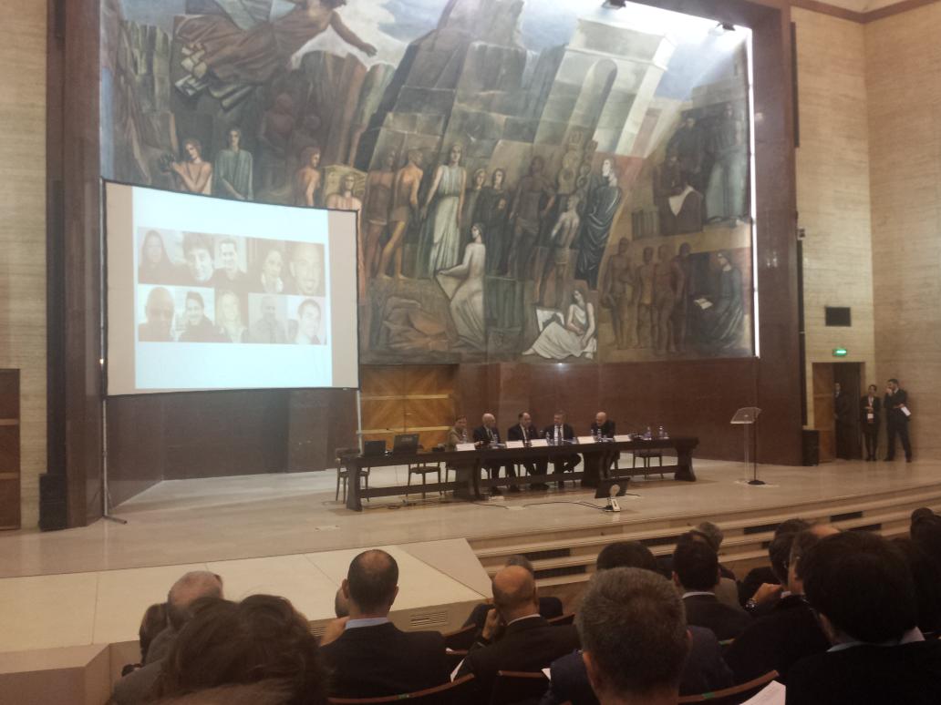 CIS_Sapienza's tweet photo. Il Magnifico Rettore @SapienzaRoma interviene alla presentazione #csr2014 @AgidGov @CyberSecNatLab http://t.co/LhN3q4h62R
