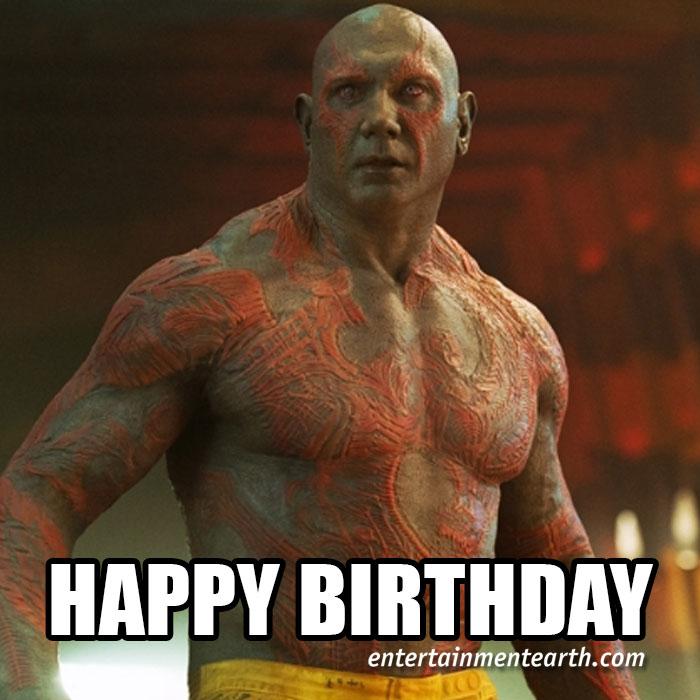 Happy 46th Birthday Dave Bautista (Batista) of  Shop 