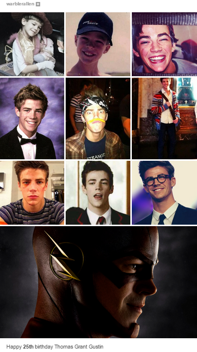 HAPPY BIRTHDAY THOMAS GRANT GUSTIN!     Much love from a French fan!   