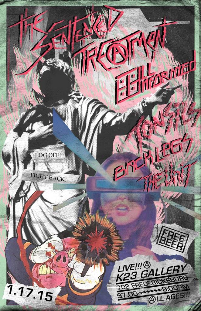 LowerEsaiCrew's tweet photo. Who's ready for Saturday? #thesentenced #treatment #illinformed #tonsils #backlegs #theunit http://t.co/VDxfUQ7ONx