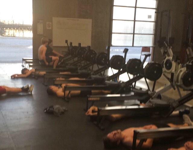 LoveToRow's tweet image. strive to never be the last rower sitting up at the end of your workout