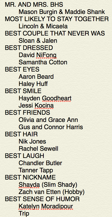 Brentwood Yearbook on Twitter: "These are the class of 2015 senior