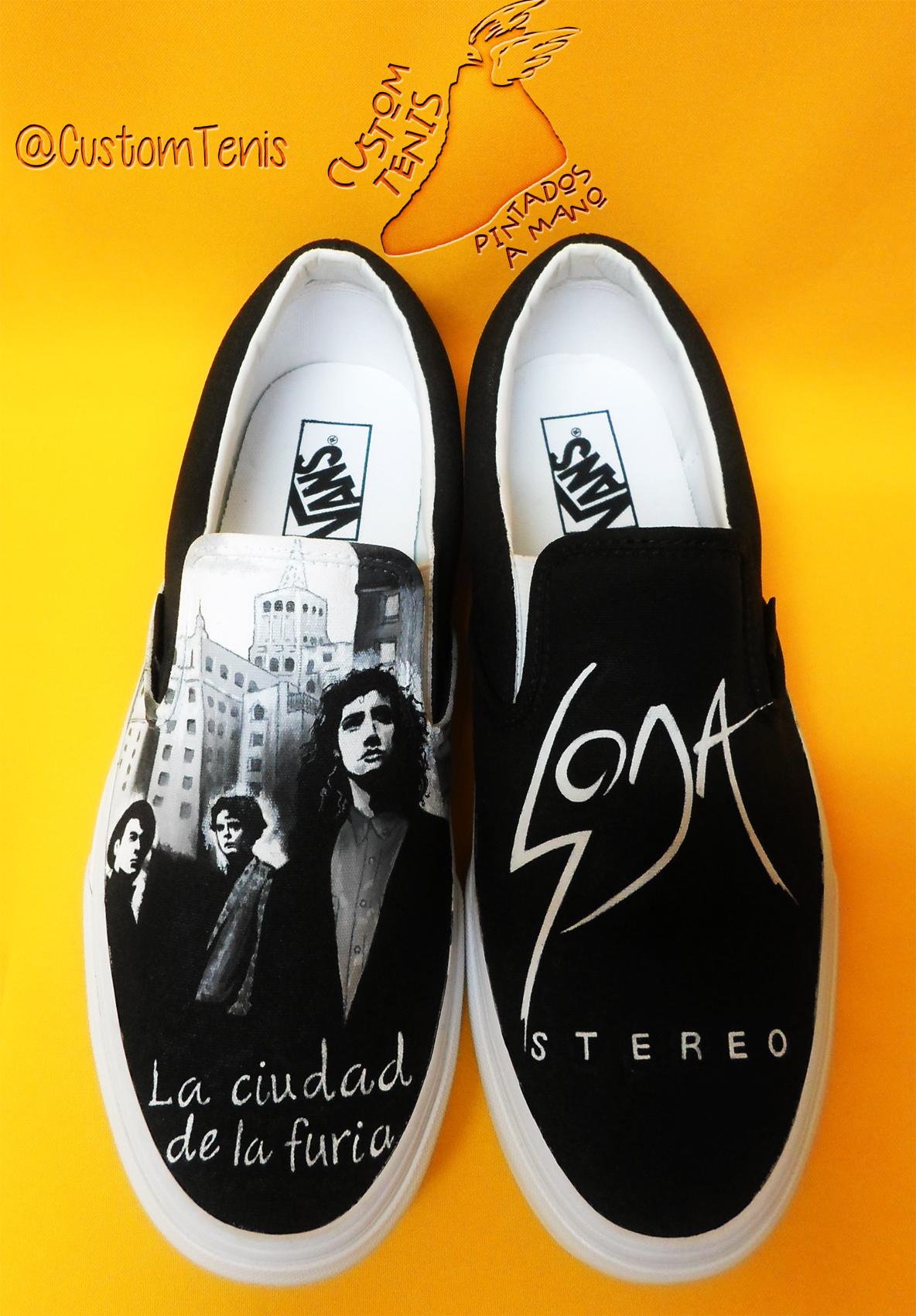 Tenis on "Soda Stereo. Tenis Vans a mano. #SodaStereo http://t.co/84Q2lliiim" Twitter