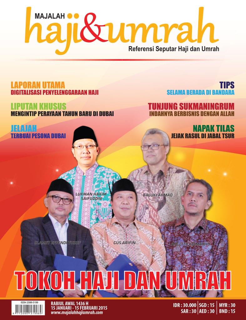 Majalhah haji dan umrah kini terbit dgn wajah baru dan hadir di 6 negara. Sukes dan siap mendunia