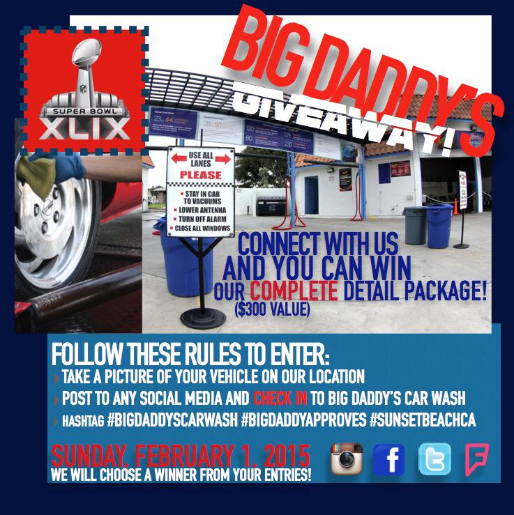 Big Daddy's Car Wash (BigDaddysPCH) Twitter