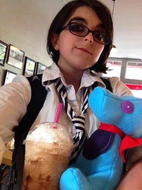 //got a coffee with my scale mate! Just finished him today!