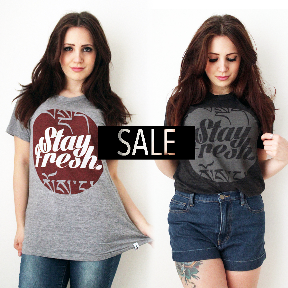 FreshEthic's tweet photo. SALE! 'Stay Fresh' shirt for just £14.99 with FREE worldwide shipping! Use code 'WORLDWIDE' http://t.co/pnLDtNNX9h http://t.co/kjkvU4ckHg