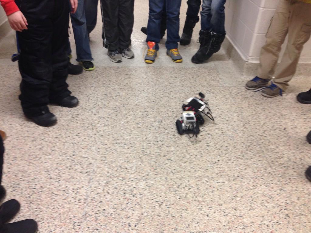 1st mock competition for Northdale Central Robotics club. #northdalecentralps