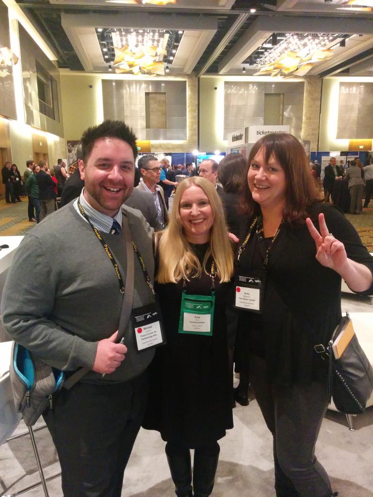 AudienceView's tweet photo. The team from @peacecenter just stopped by! #INTIX2015 http://t.co/11Hf2c6LOR