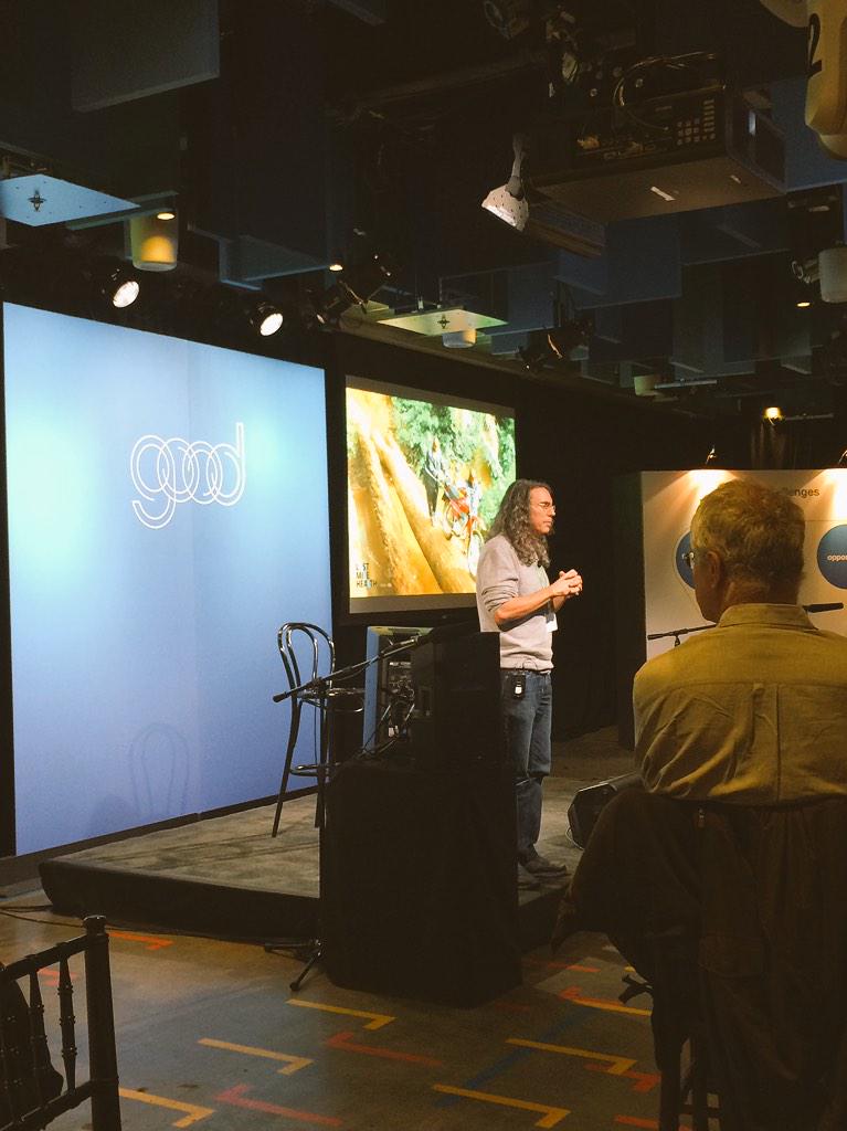 Moderating the GOOD Summit at Facebook!