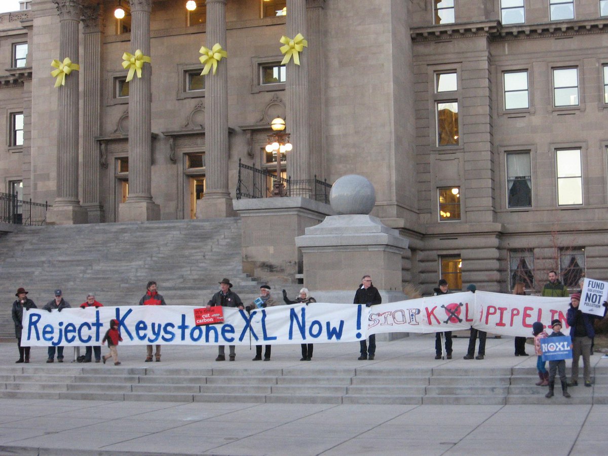 Hey, <a href="/BarackObama/">Barack Obama</a>, we don't want your pipeline drama. #NoKXL #Boise #Idaho