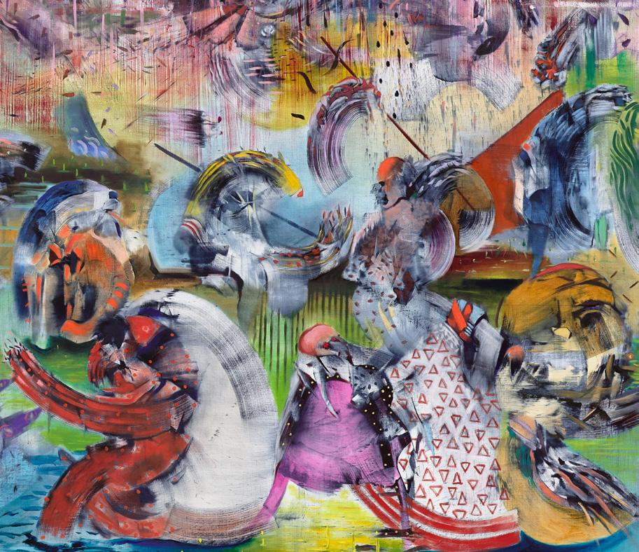 RA_Mag's tweet image. Both #abstract and #figurative:  @Abanisadr #AtOnce opens 11 Feb @BlainSouthern. 

#Art #Painting