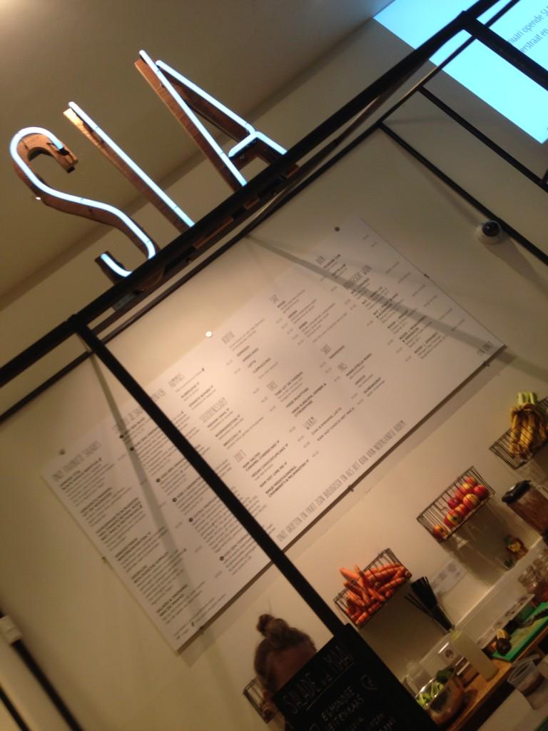 Leuk &amp; super gezond concept in Amsterdam #SLA ! Bedankt <a href="/carlijnolthof/">Carlijn</a> voor de tip!