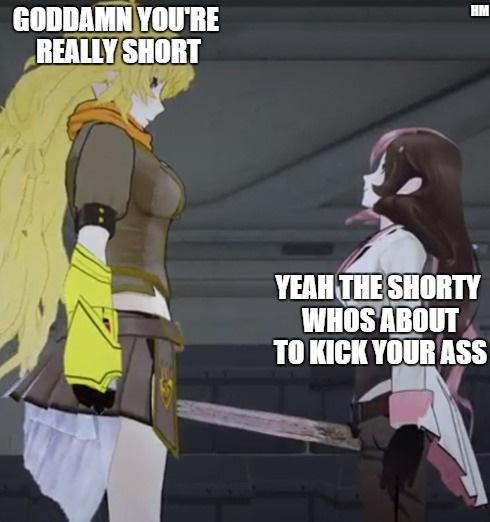 (@neoicecreamcone <a href="/BlondeYang/">Yang Xiao Long [H]</a>) Why do they have to do this? ......