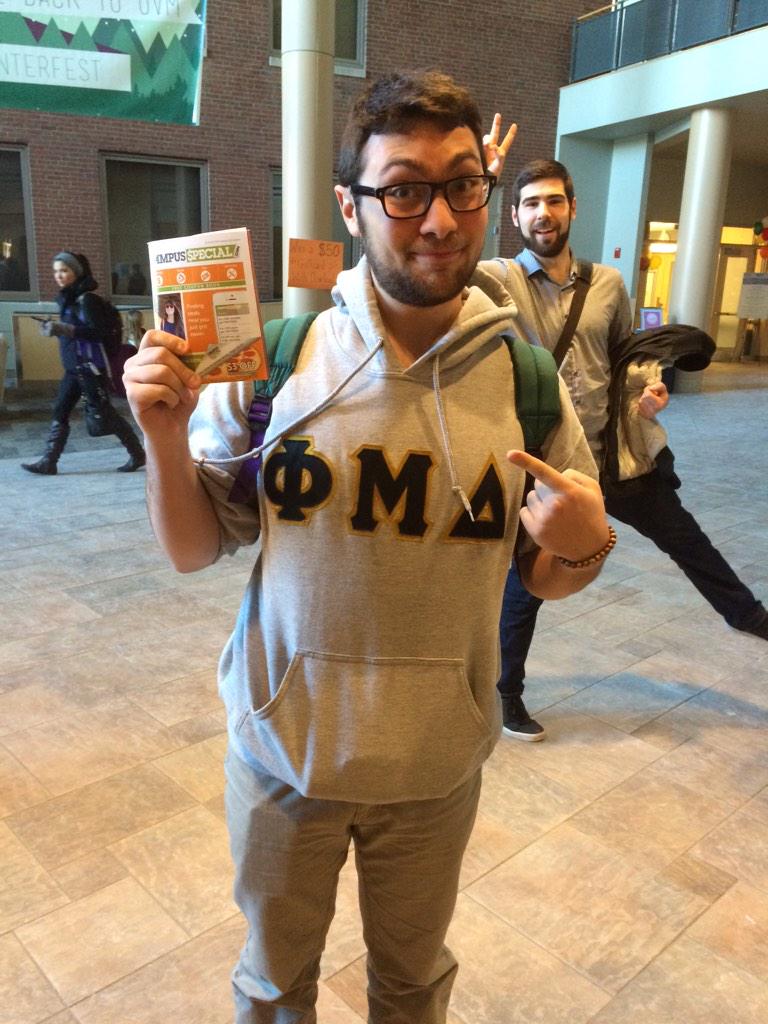 lfg724's tweet photo. Another happy UVMer who will be saving money in downtown Burlington thanks to #CampusSpecial! http://t.co/pUP4cvKSPR