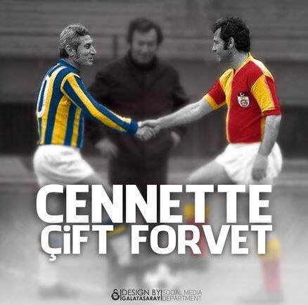 Derbi işte budur: Cennette çift santrfor ve onları büyük mutlulukla seyreden efsanevi kalem İslâm Çupi..