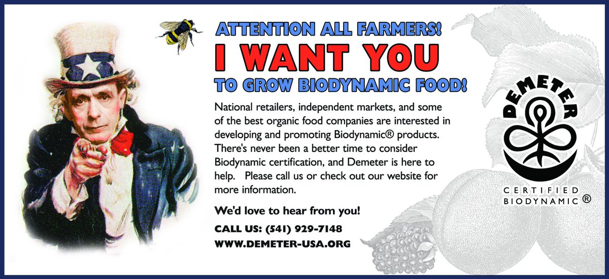 DavidWolfe's tweet photo. #BiodynamicFood is not the same as #OrganicFood. Biodynamic is typically higher in quality. http://t.co/DE3CbZnVTs http://t.co/361eeJVlEH