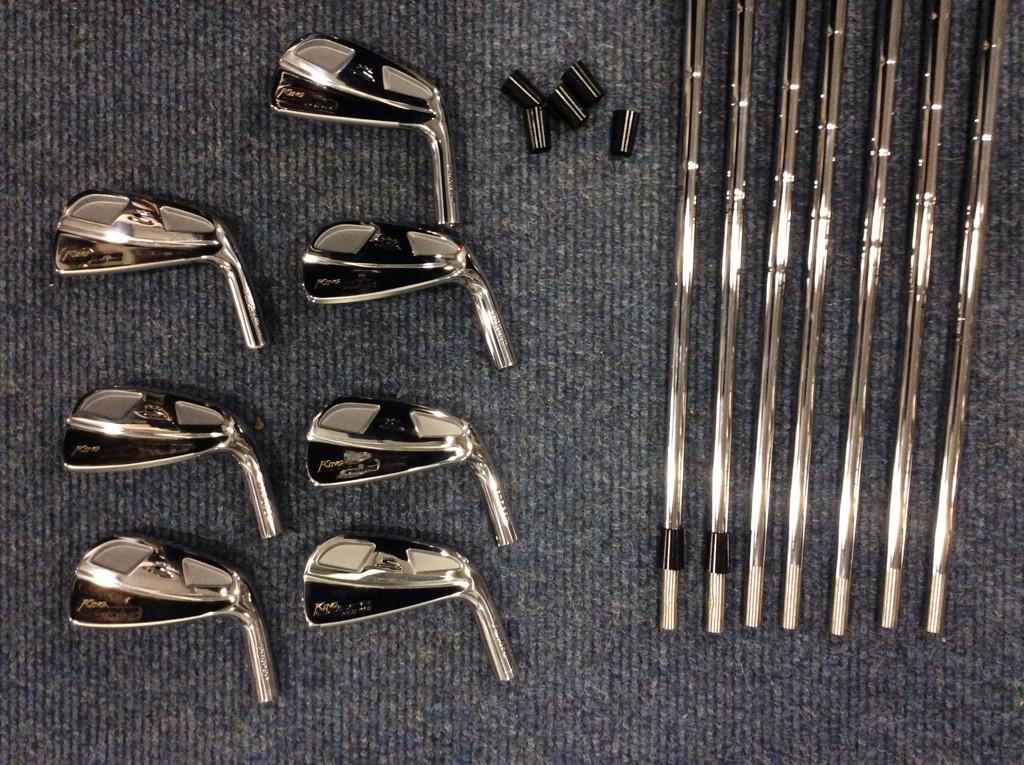 ATGolfCoaching's tweet image. Its going to be a late one building these @cobragolf #ProMB&apos;s for @JakeHPhillips with @truetempergolf #X100 #SexyGolf