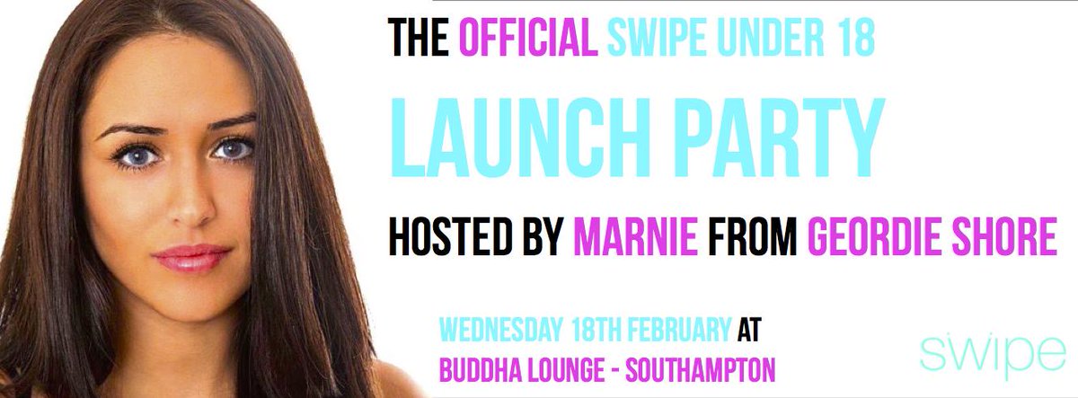 SwipeEvent's tweet image. Our celebrity host who will be Meeting and Greeting all of you is... @Marniegshore from Geordie Shore!!!