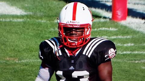 Zaire Anderson representing the #BlackShirts today in his post season practice!