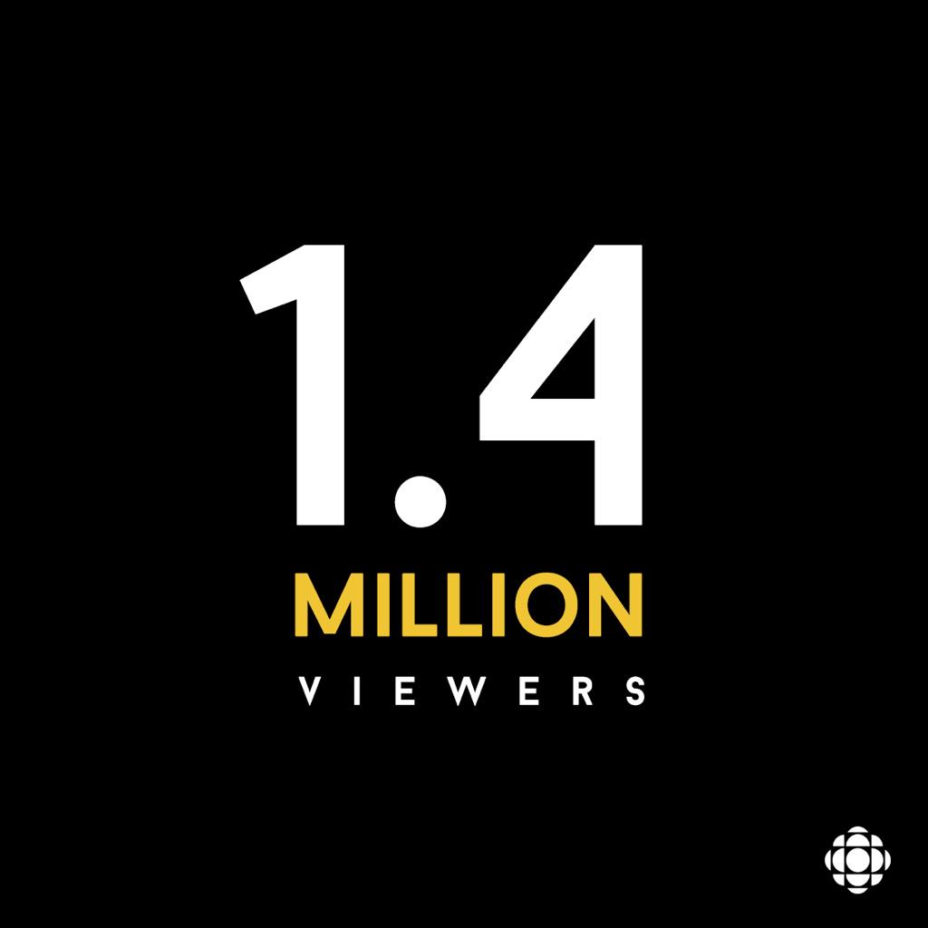 A big thank you to all of our 1.4 million viewers last night! #SchittsCreek is back on <a href="/cbc/">CBC</a> next Tuesday at 9pm!