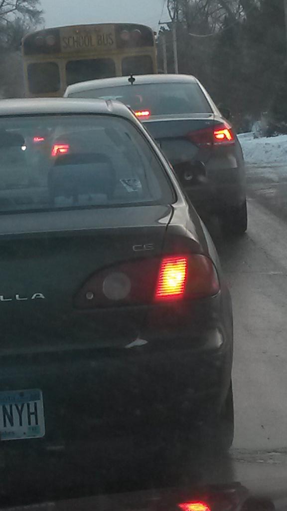 vanclosed's tweet photo. *Sees someone turn right with left blinker on*
*Sees Breck parking pass in the cars window*
#PerpetuallyLearning http://t.co/EWU7NJiwYJ