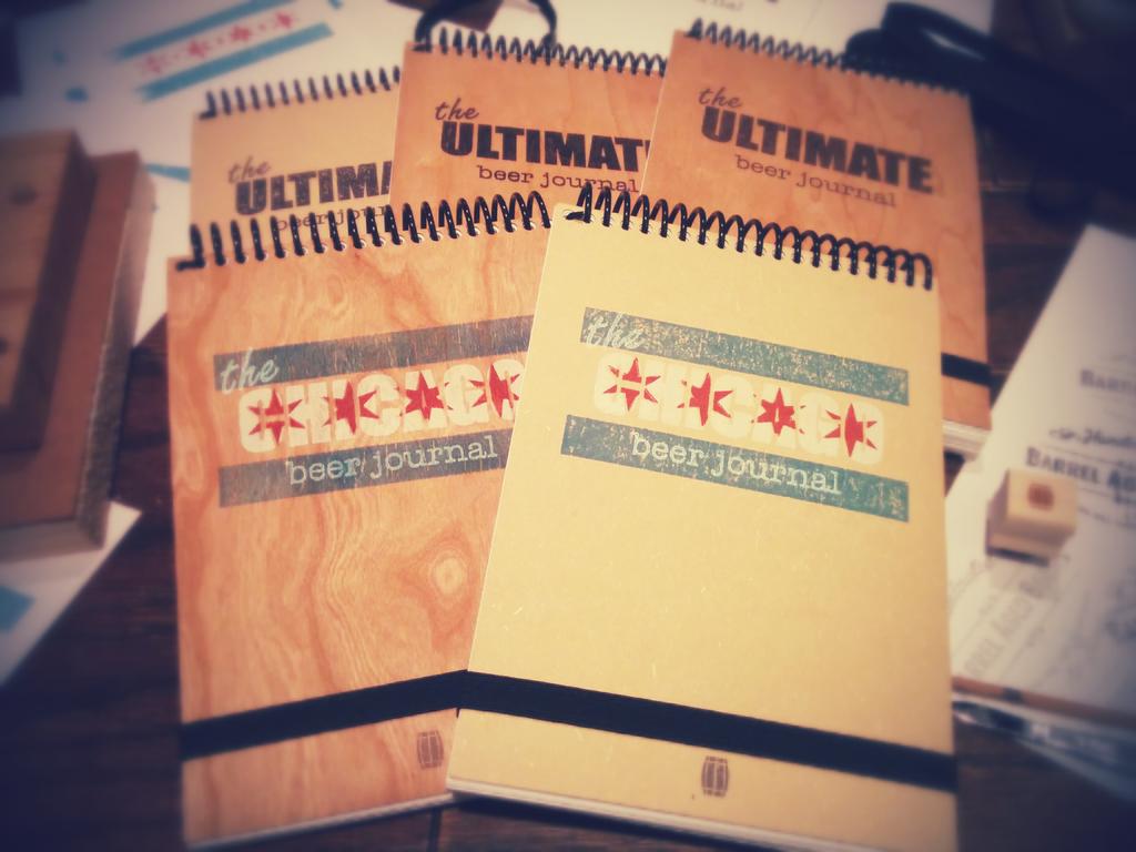 BarrelAgedBooks's tweet photo. 5 #cameraready #prototypes for @AlexLianopoulos 2make a #Kickstarter video! #ultimatebeerjournal #handmade #craftbeer http://t.co/rGlHYTrwiV