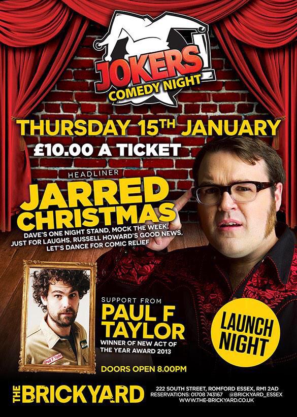 BambuuEssex's tweet photo. Don't forget we have a comedy night tomorrow evening with two national tv comedians 
Tickets £10 
☎️01708-743-167 http://t.co/rvyuEXQ4AD