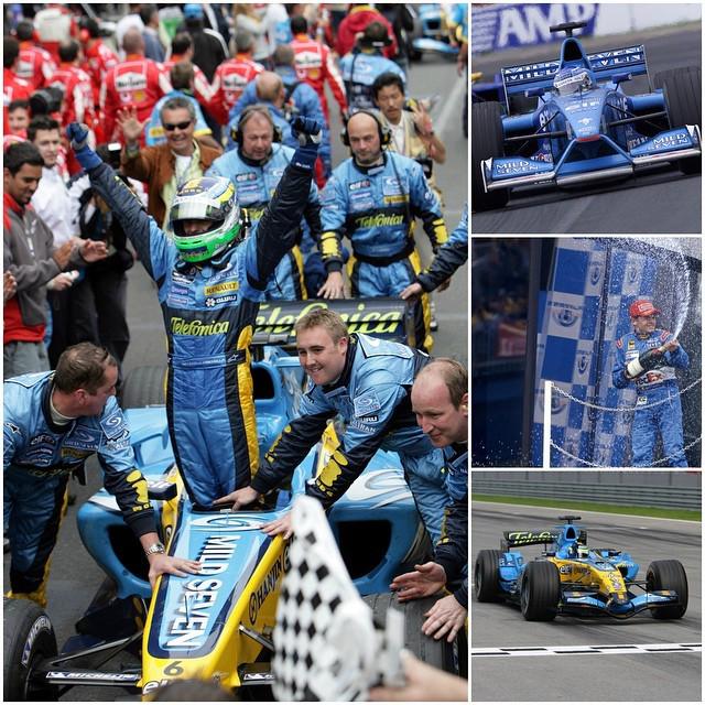 I liked a photo on Happy birthday Giancarlo Fisichella! He drove for us during the Benetton and Renau... 