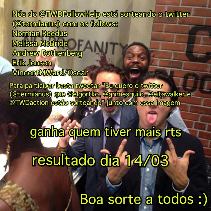 allforyoudamon's tweet photo. "Eu quero o twitter (@termianus) que @elgortko, @grimesquilo, @eitawalker e @TWDAction estão sorteando" ❤🙏 http://t.co/L639FmRleQ
