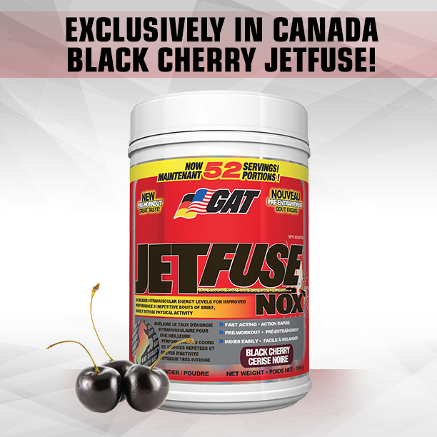 GATSPORTUSA's tweet photo. Hey, Canada. New #Jetfuse flavor just for you. #BuildYourAwesome #CompeteHarder http://t.co/76rFGwG5O5