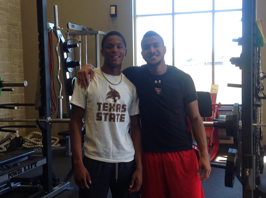 Two future leaders Demarcus Porter and William Luke getting in work over holidays