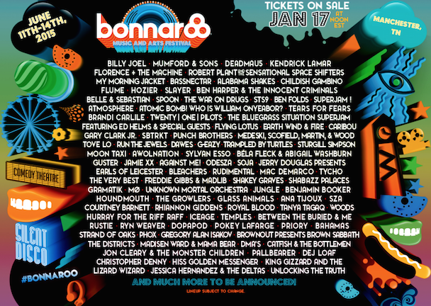 SOLREPUBLIC's tweet photo. We're in awe of the final 2015 @Bonnaroo lineup. Who are you most excited to see? http://t.co/fNwUNYLElb