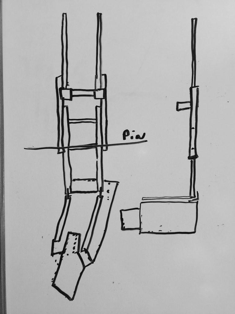 hellcrawler's tweet image. Building a #scifi incinerator that folds out of the ceiling. This'll be a challenge #filmmaking #props