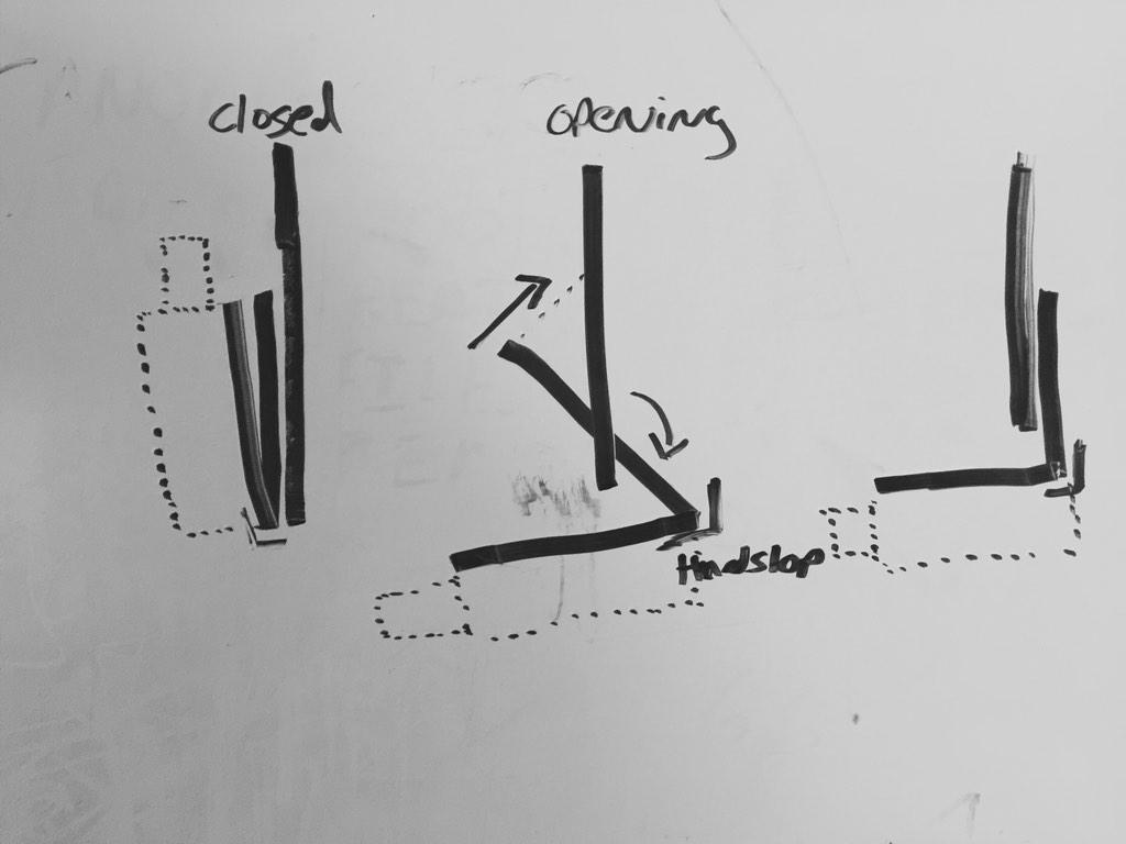 hellcrawler's tweet image. Building a #scifi incinerator that folds out of the ceiling. This'll be a challenge #filmmaking #props