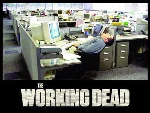 TapslayerAlice's tweet image. There are zombies at work too! #TheWorkingDead #Zombies #Tapslayer
