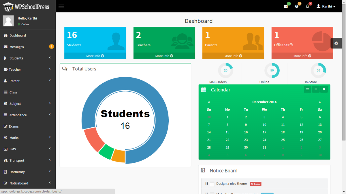 WPSchoolPress's tweet photo. On a final preparation #WordpressSchoolManagementSystem will be released in couple of days. Check some of its screens http://t.co/6Lfn7P2dc5