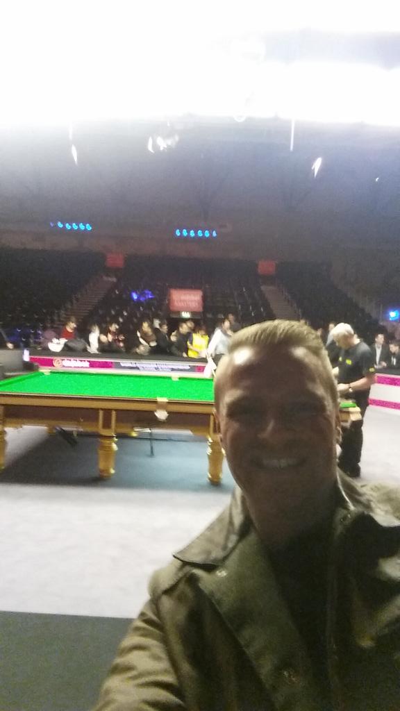 rianpearson's tweet photo. @WorldSnooker1 #mastersselfie http://t.co/91gU5Nt0fm