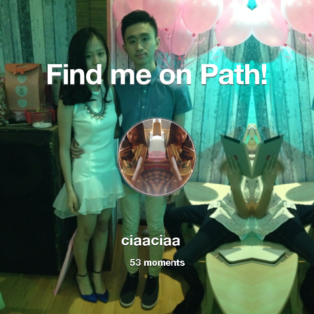 belbellbella's tweet photo. I've shared 53 memories with my friends on #Path - see them now at http://t.co/4hOrjAiAWS! #thepersonalnetwork http://t.co/T0TwUIz7vu