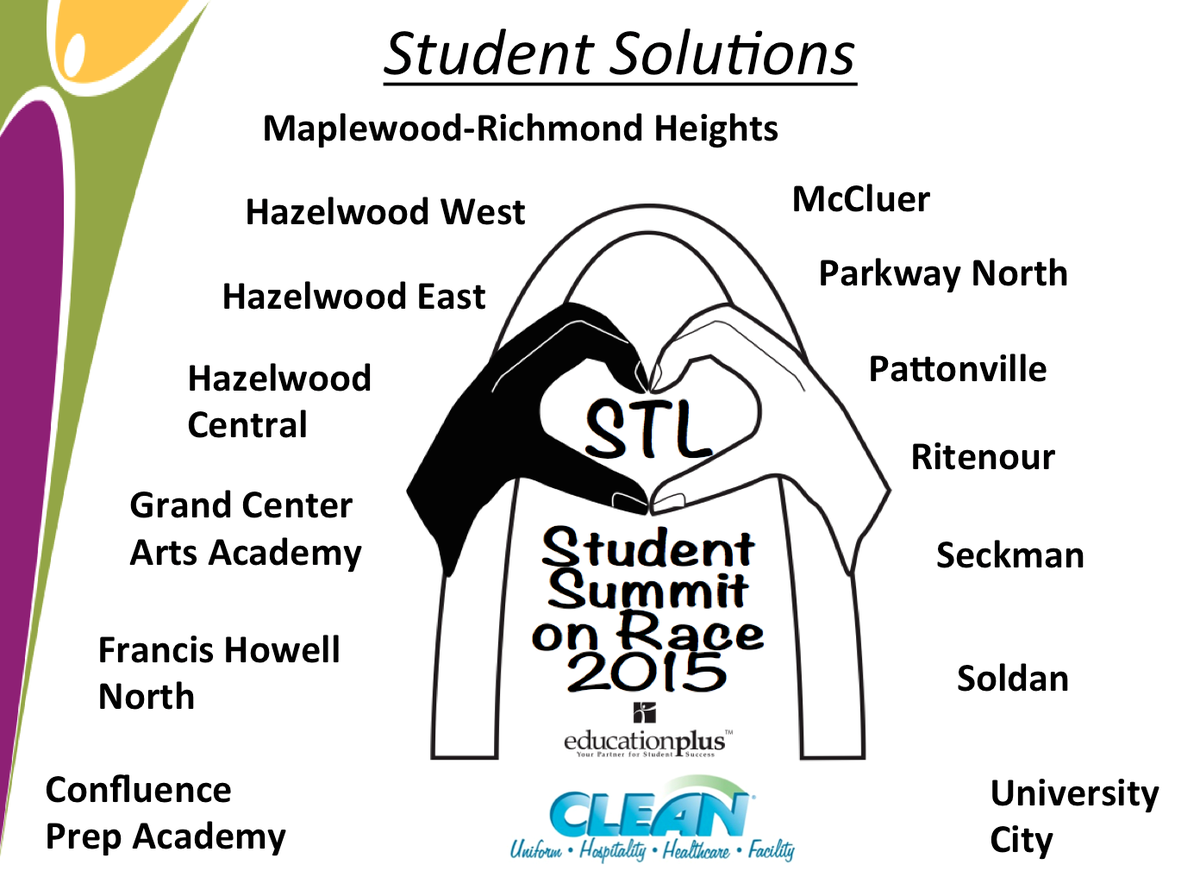 DrewESchwartz's tweet photo. Young, passionate student leaders poised 2 speak + open minded adults ready 2 listen= #stlchange #gateway2change http://t.co/vdJ8cOi50Q
