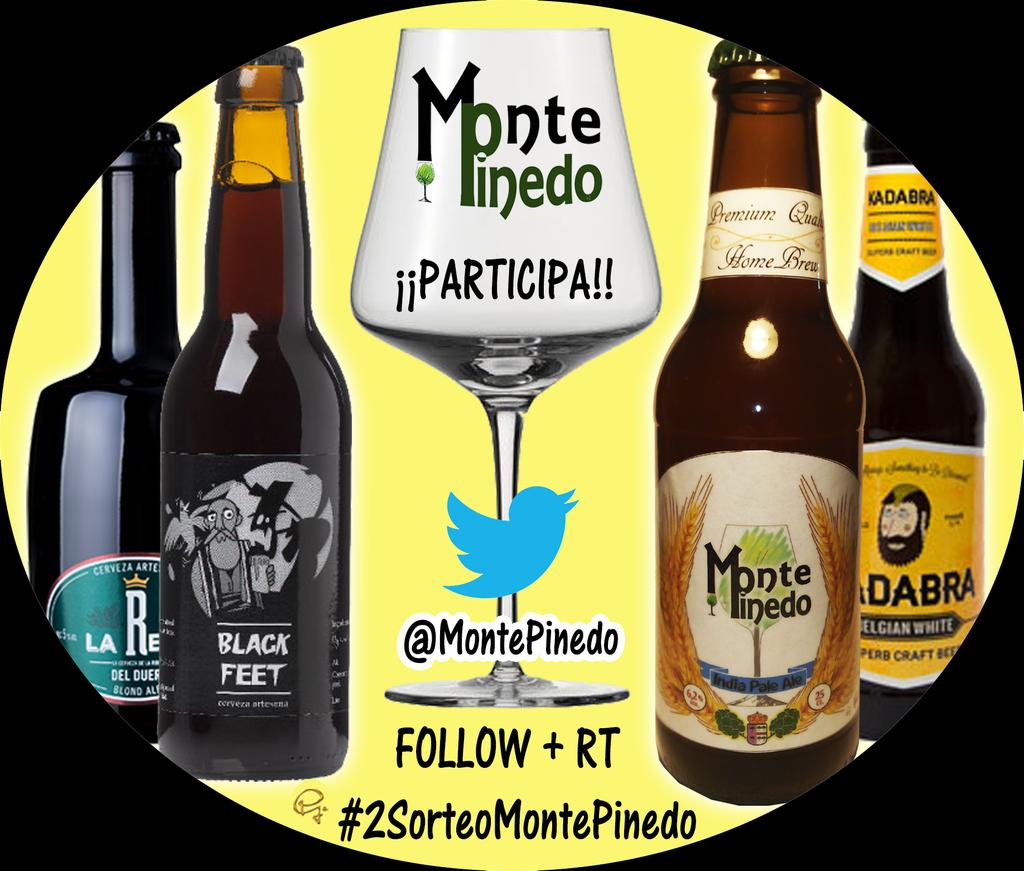 MontePinedo's tweet photo. Mñn creo q tenéis cita cn estas 4preciosidades..🍺Blond,Black,IPA,Belgian😝 #2SorteoMontePinedo
https://t.co/oLQsxraBnb http://t.co/bNuqmXy5Ev
