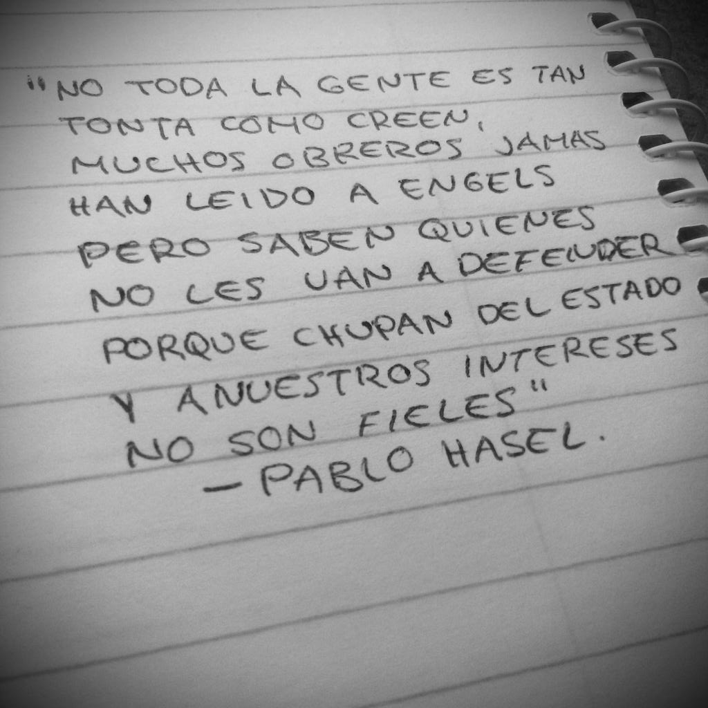 PabloHaselLatam's tweet photo. "No toda la gente es tan tonta como creen" http://t.co/96LAnFfh0u