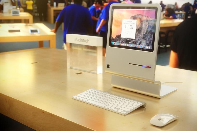 mac #concept by <a href="/curved_de/">CURVED</a> re-imagines futuristic #design of the original #Apple #Macintosh designboom.com/technology/cur…