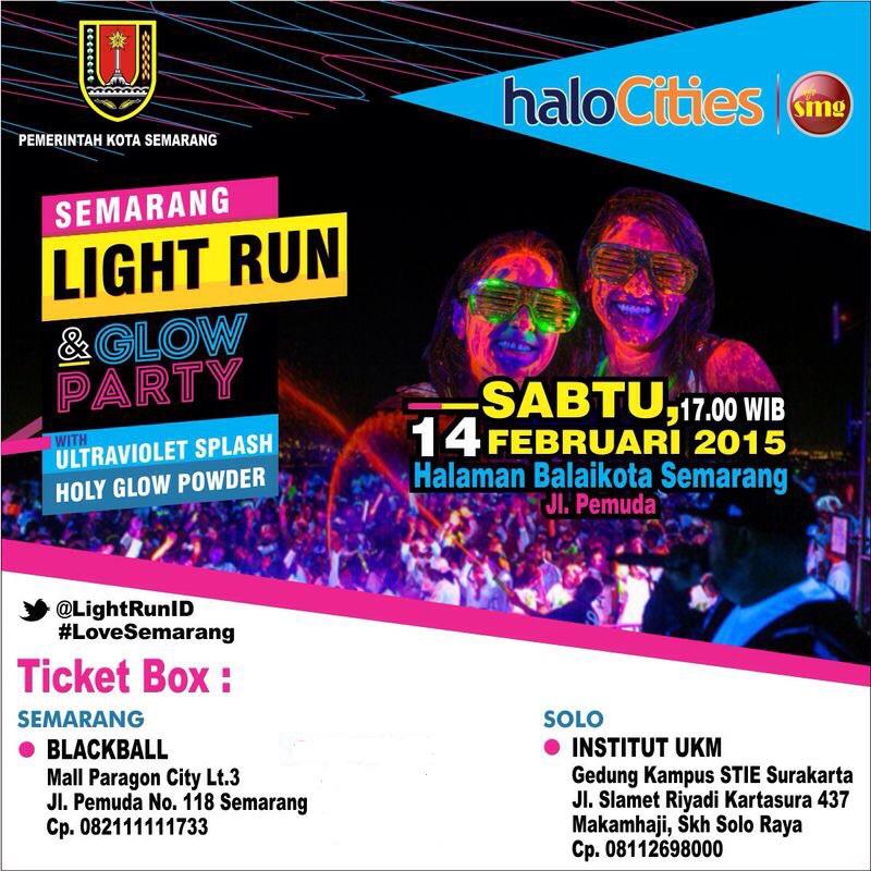CityHype_SMG's tweet photo. #LoveSemarang 14/02/2015. #SMGLightRun di Halaman Balaikota. Disupport Pemkot Semarang &amp; Bpk. @hendrarprihadi http://t.co/fXLGEsUp0n