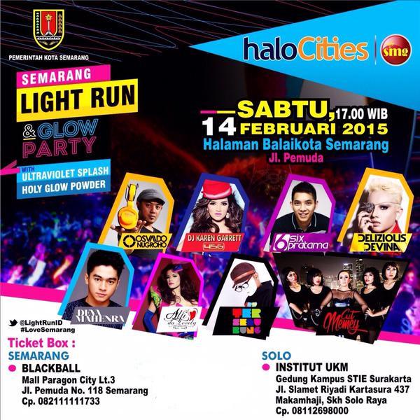 CityHype_SMG's tweet photo. #SMGLR23 Ada 2 tiket #SMGLightRun GRATIS. RT twit ini 1 kali saja.! Diumumkan mlm ini Pkl 22:00 http://t.co/qvfA0v4O3X