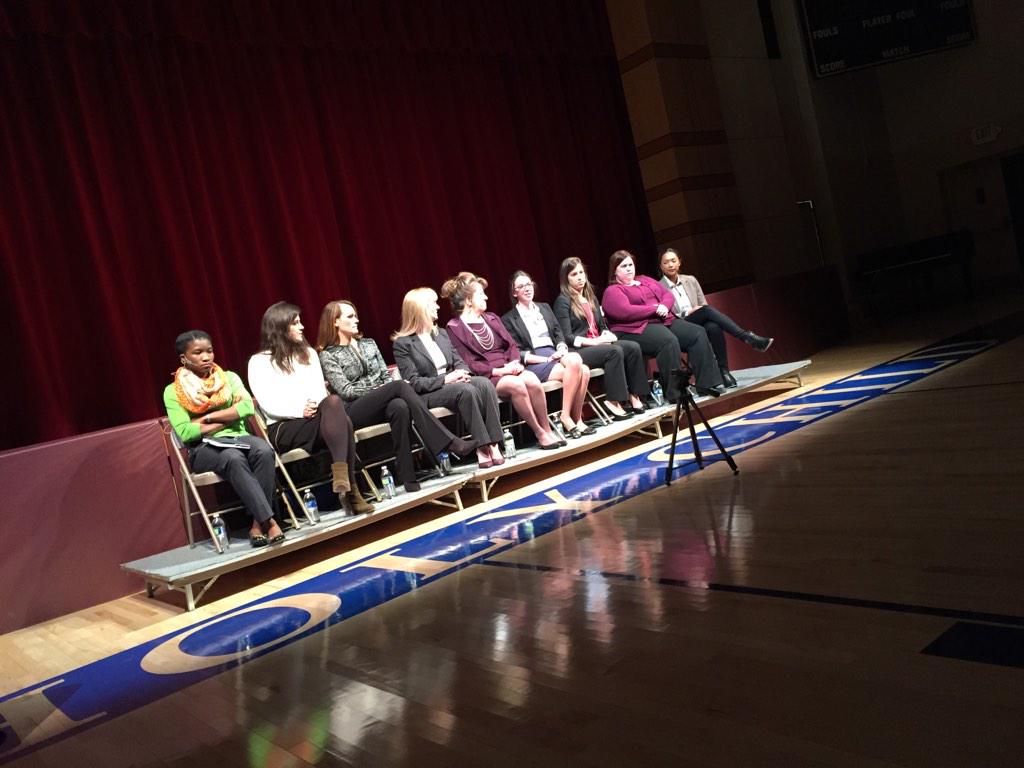 HolyChildMD's tweet photo. Our #HCSTEM panelists are answering questions and sharing stories about their designated fields. #HolyChildMD http://t.co/CNQnfZH6hi